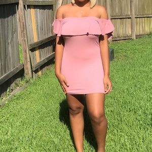 Off the shoulder dress